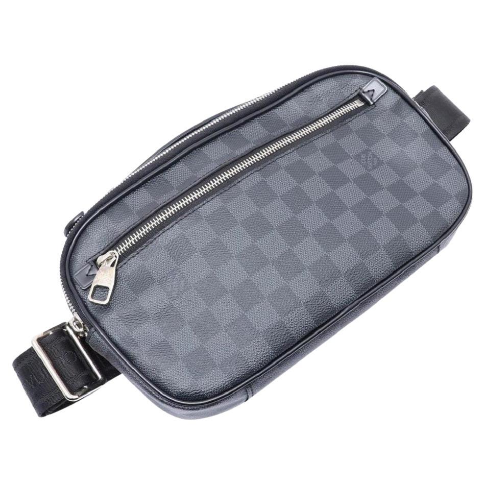 Louis Vuitton Discovery Bumbag Damier Graphite waist bag Fanny pack  eBay